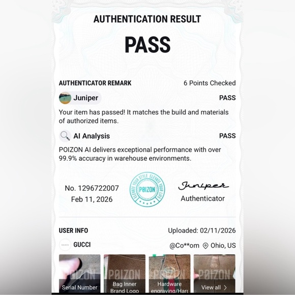 EUC AUTH Gucci Sherry Line Leather Wallet *VINTAGE* - Picture 6 of 6